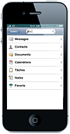 Mobile interface for SmartPhones