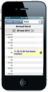 Mobile interface for SmartPhones